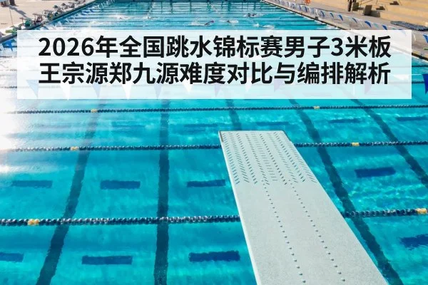 2026年全国跳水锦标赛男子3米板 王宗源郑九源难度对比与编排解析